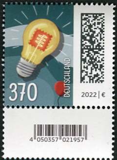 3,70€, Mi.Nr.3715 **  100er Rolle SZ1 mit 1 stelliger Nr. ungerade, EAN Code