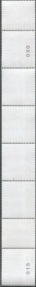 0,10€, Mi.Nr.3723K **  6er Streifen 2x EAN Code  , 2stellige Nr. , DMC Code kopfstehend