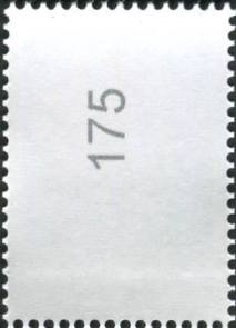 2.70€, Mi.Nr. 3475II ** 200er Rolle, EAN Code C, Nr. Type 3, SZ1, Nr. 3 stellig ungerade