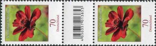 bu070_3189_sz2a_500er.jpg_1 0,70€, Mi.Nr.3189 ** 500er Rolle SZ2 mit 1 stelliger Nr. ungerade, EAN Code A