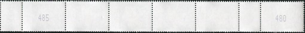 0,85€, Mi.Nr.3116 **  500er Rolle 6er Streifen 2x EAN Code A, 3-3stellig Nr