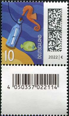0,10€, Mi.Nr.3723 **, SZ1, Nr. 005, Druck RJE, Neues EAN Feld 