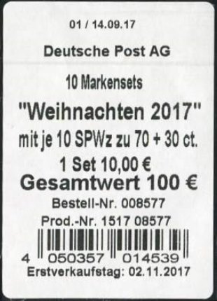 FB70  Verpackungslabel