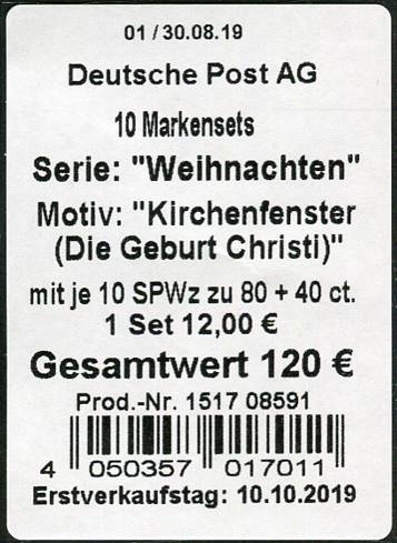FB 094 Verpackungslabel Post