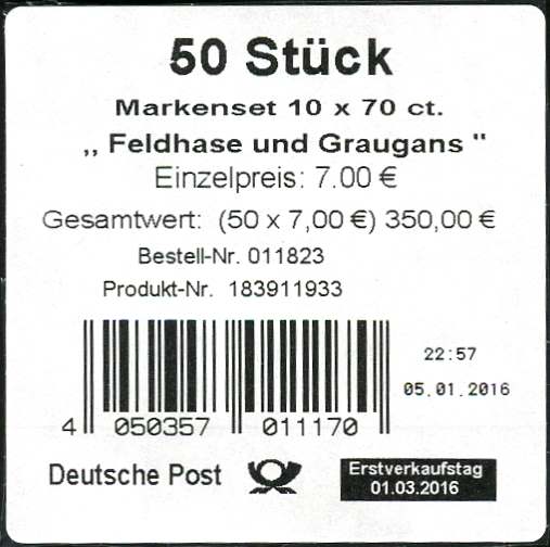 FB055 Verpackungslabel FB055 Verpackungslabel