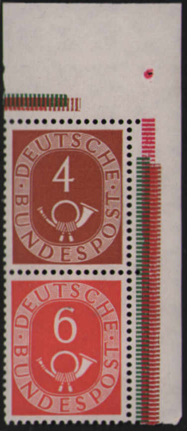Bund ZDR S1 ** Eckrand oben rechts