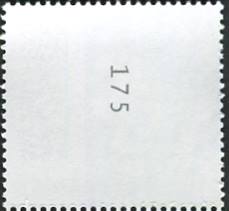 0,50€, Mi.Nr.3714 I **  200er Rolle SZ1 mit 3 stelliger Nr. ungerade, EAN Code, Druck Bundesdruckerei