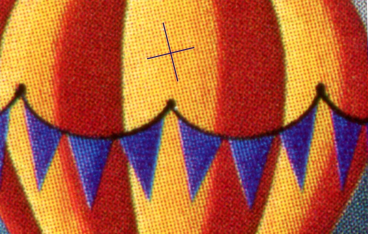 FB 142 II ** mit Raster 15° x 75°, DMC Code, Produkt Nr. 1523 02028,  Druck  Enschedé