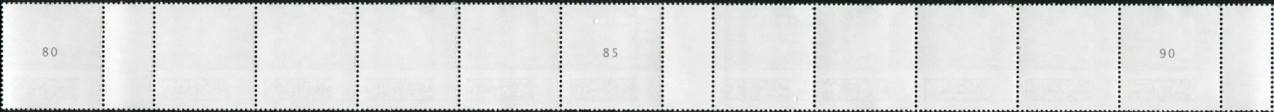 0,15€, Mi.Nr.3843 **  11er Streifen 3x EAN Code, 2-stellig Nr.