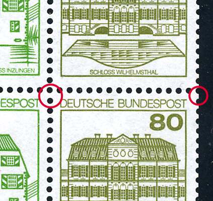 MH 24c mit Bzu + 4 RZ ** 