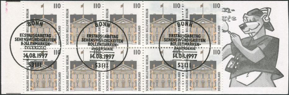 MH 35I ** SI, k1a, A 50/3mm, Ersttagsstempel Bonn +2RZ rot