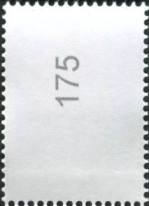2.70€, Mi.Nr.3475II ** 200er Rolle, 1x EAN Code C , Nr. Typ 3, 6er Streifen mit ungerader 3stelliger Nr.