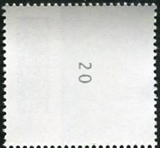 0,50€, Mi.Nr.3714 I ** 200er Rolle, Einzelmarke mit 2 stelliger gerader Nr., Druck Bundesdruckerei