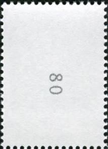 0,10€, Mi.Nr.3314 **  200er Rolle SZ1 mit 2 stelliger Nr. gerade, EAN Code B, Nr. Typ 2