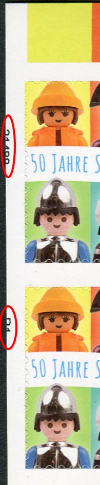 FB 135 ** mit RZ innen links, DMC Code, Produkt Nr. 1523 02026,  Druck  Bagel