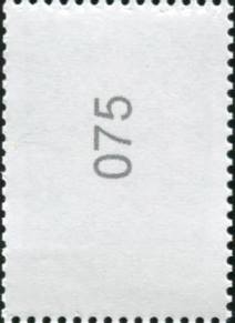 2.70€, Mi.Nr. 3475II ** 200er Rolle, EAN Code C, Nr. Type 3, SZ2, Nr. 3 stellig ungerade