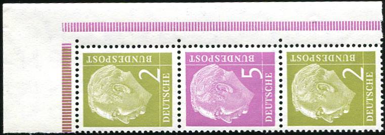 Bund ZDR ER S18 ** Eckrand oben rechts