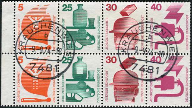 H-Blatt 24 gestempelt RLV I, verschiedene Tagesstempel