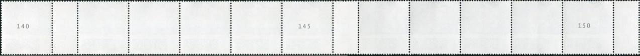 0,15€, Mi.Nr.3843 **  11er Streifen 3x EAN Code, 3-stellig Nr.