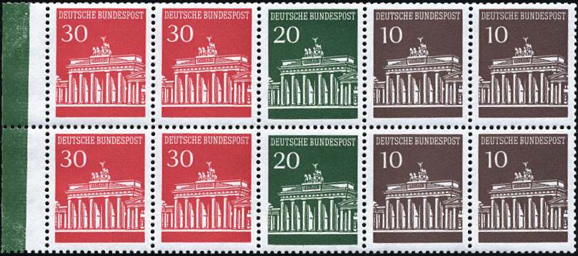 H-Blatt 17** RLV IV, 9mm, Blinddruck + grüne Balkenleiste