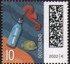 0,10€, Mi.Nr.3723 II ** 200er Rolle Einzelmarke ohne Nr. ,Druck Bundesdruckerei