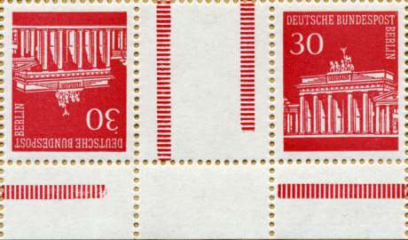 Berlin Zdr KZ 3a.5 ** mit Unterrand dgz, siehe RLV VIb/VII