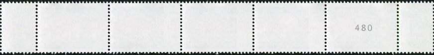 0,05€, Mi.Nr.3296 **  500er Rolle 5er Streifen 2x EAN Code B, Nr. Typ 2, 3stellig gerade Nr