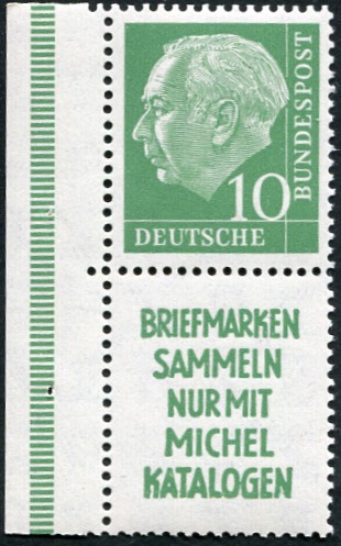 Bund ZDR S21 ** mit Seitenrand