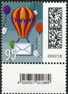 0,95€, Mi.Nr.3705 I **  200er Rolle SZ1 mit 2 stelliger Nr. ungerade, EAN Code