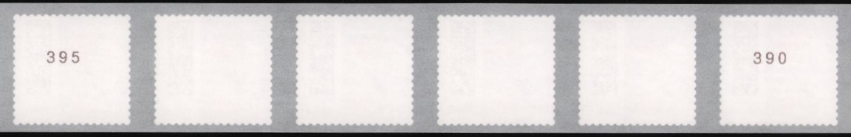 0,95€ , Mi. Nr. 3903 **, 6er Streifen mit 3stelliger Nr., ohne Null, 500er Rolle