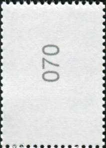 2.70€, Mi.Nr. 3475II ** 200er Rolle, EAN Code C, Nr. Type 3, SZ2, Nr. 3 stellig gerade