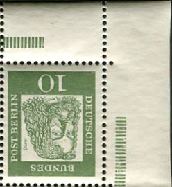 be03_ER3.1_B_A_oben rechts.jpg_1 Berlin ZDR ER3.1 B/A ** Eckrand oben rechts