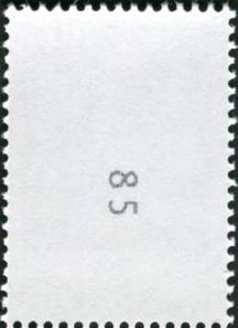 0,10€, Mi.Nr.3314 **  200er Rolle SZ2 mit 3 stelliger Nr. ungerade, EAN Code B, Nr. Typ 2