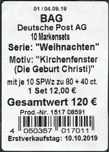 FB 094 Verpackungslabel BAG