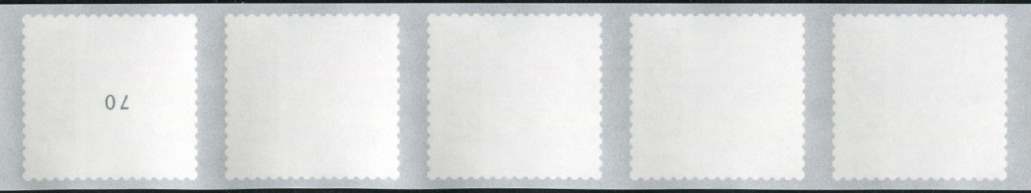 budr_5er_2stel_gerade_100_500_5000er_Rolle.jpg_1 0,38€, Mi. Nr. 3742 **, 5000er Rolle 5er Streifen Nr. kopfstehend, 2stellig gerade
