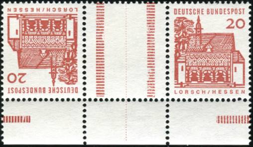 Bund ZDR KZ4.5 ** Unterrand, beide Strl leicht verkürzt