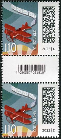 1,10€, Mi.Nr.3671 I **  200er Rolle SZ2 mit 3 stelliger Nr. ungerade, EAN Code