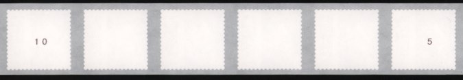 0,85€, Mi.Nr.3652 IV **, 6er Streifen mit 2-1stelliger Nr., 500er Rolle