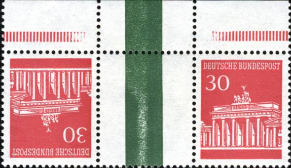 Bund ZDR KZ5.1 ** Oberrand, Balkenleiste durchgehend