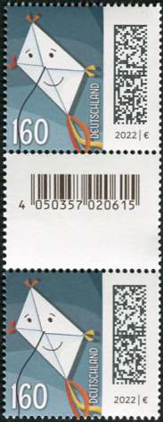 1,60€, Mi.Nr.3647 II **, SZ2, 3 stellig gerade Nr., Druck RJE