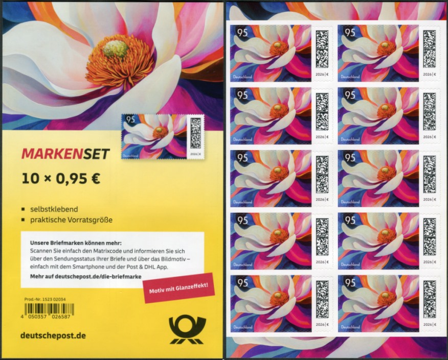 FB 155 ** mit DMC Code, Produkt Nr. 1523 02034,  Druck BDB