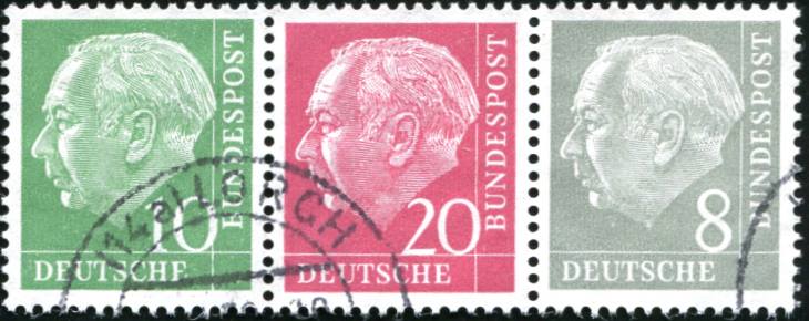 Bund ZDR W22 X gestempelt