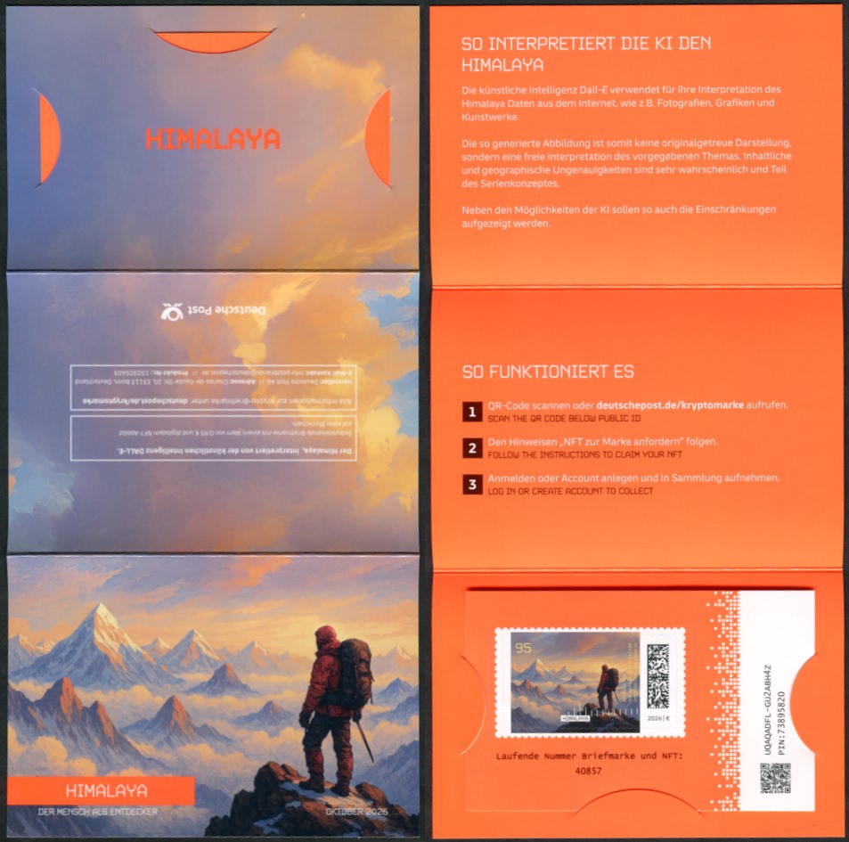 MH 136a ** Farbe orange