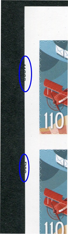 FB 144I ** RZ innen links oben extrem selten, Produkt Nr. 1523 03008,  Druck Bagel