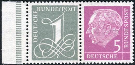 Bund ZDR W17 YI ** Rand mit  RLV II