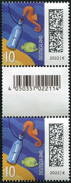 0,10€, Mi.Nr.3723 **, SZ2, Nr. 005, Druck RJE, Neues EAN Feld
