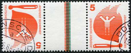 Bund ZDR KZ 10.1 gestempelt, Strl durchgehend