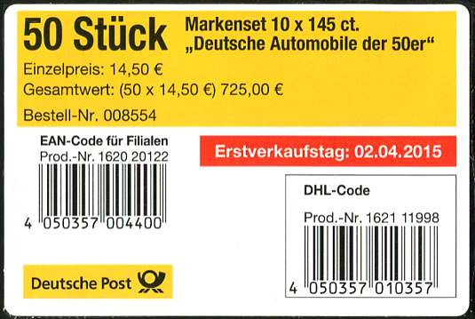 FB047 Ersttagverpackungslabel FB047 Ersttagverpackungslabel