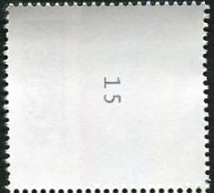 0,20€, Mi.Nr.3861 ** 200er Rolle, SZ1 mit 2 stelliger Nr. ungerade, EAN Code , Druck Bundesdruckerei