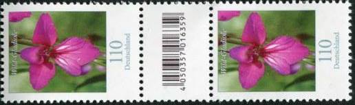 1,10€, Mi.Nr.3471 **  200er Rolle SZ2 mit 2 stelliger Nr. gerade, EAN Code A, Nr. Typ 2